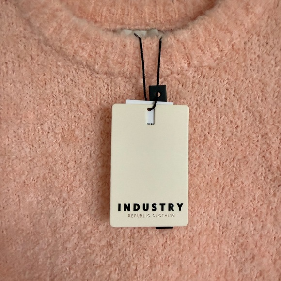 NWT Industry Wool Blend Crew Neck Sweater - Picture 3 of 8